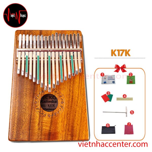 Đàn Kalimba Gecko 17 Phím K17K