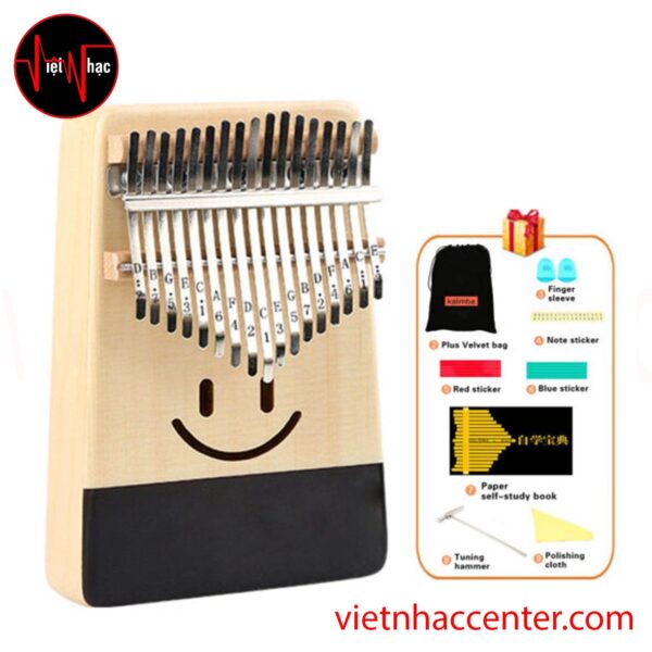 Đàn Kalimba Yael 17 Phím Gỗ Vân Sam Y17S-S