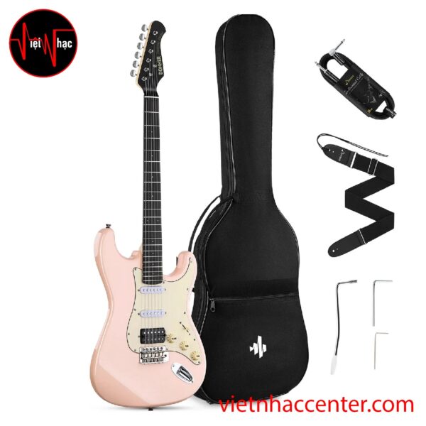 Guitar Điện Donner DST-200Pink (Hồng)