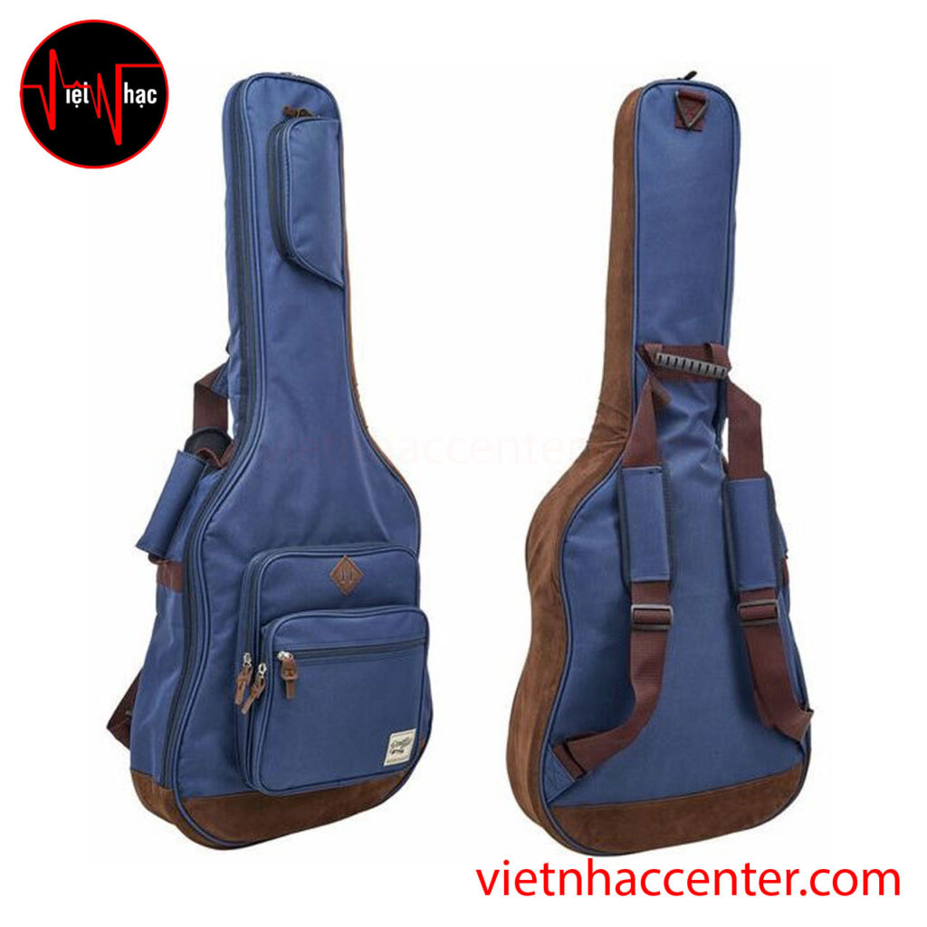 Ibanez POWERPAD® Designer Gig Bag Für Akustikgitarren – Wine Red, Wasserdicht, Gut Gepolstert Mit Vielen Taschen