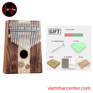 Đàn Kalimba Huashu Kalimba KOA Sunflower Hollow Koa&Maple KGT17-Koa 17 Phím KT