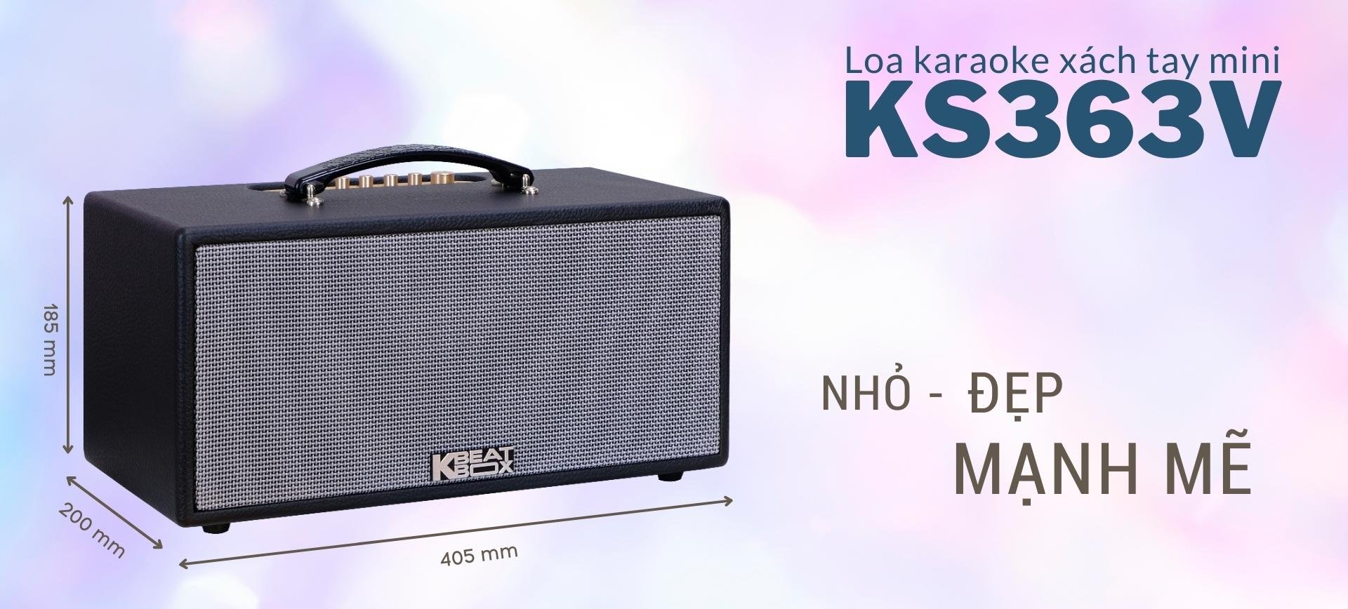 Loa Karaoke Xách Tay Mini ACNOS KS363V