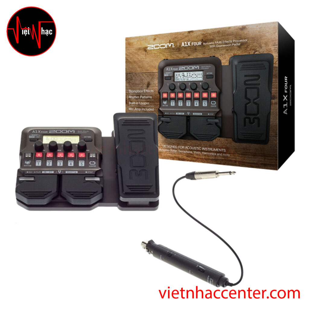 Multi Effect Acoustic Zoom A1X Four | Việt Nhạc Center