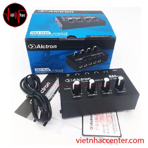 Bộ Chia Tai Nghe 4 Cổng Alctron HA4 Plus