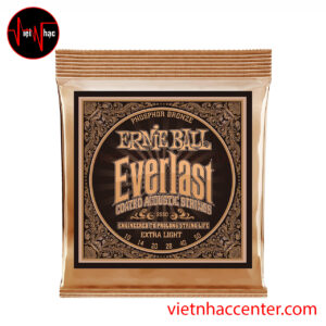 Dây Đàn Guitar Acoustic Ernie Ball P02550 Everlast Extra Light Coated Phosphor Bronze Cỡ 10-50