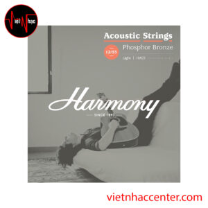 Dây Đàn Guitar Acoustic Harmony HA03 Phosphor Bronze Cỡ 12-53 Light