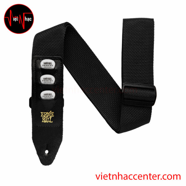 Dây Đeo Guitar Ernie Ball Pickholder - Đen