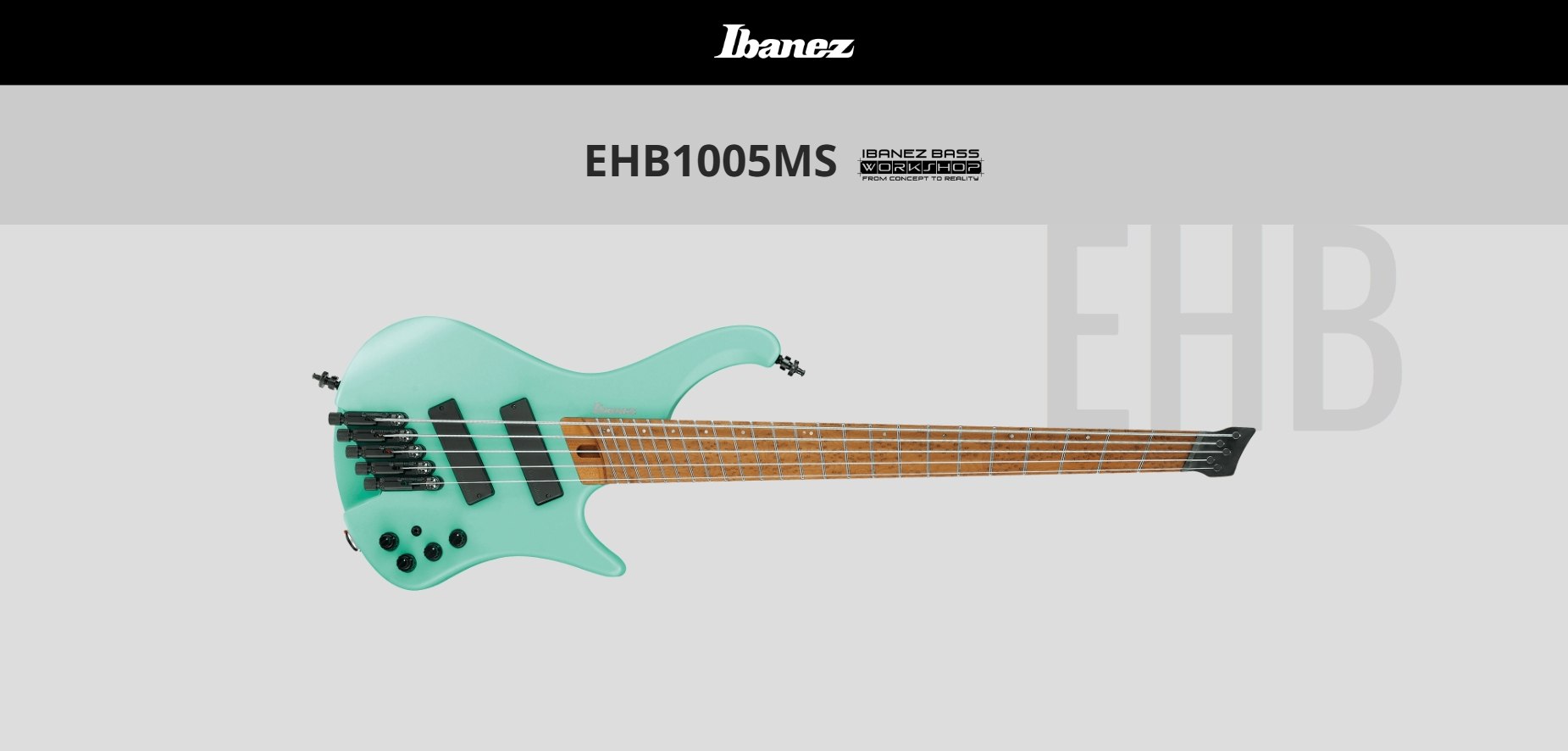 Guitar Bass Điện Ibanez Bass Workshop EHB1005MS-SFM Multi-Scale