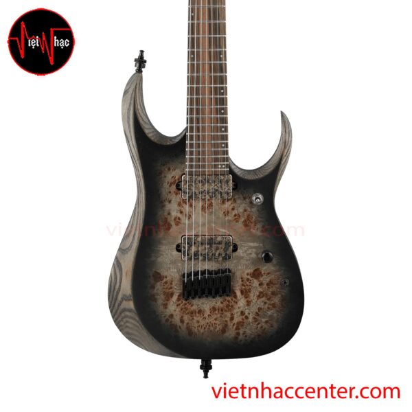 Guitar Điện Ibanez Axion Label RGD71ALPA (7 Dây)- Charcoal Burst Black Flat