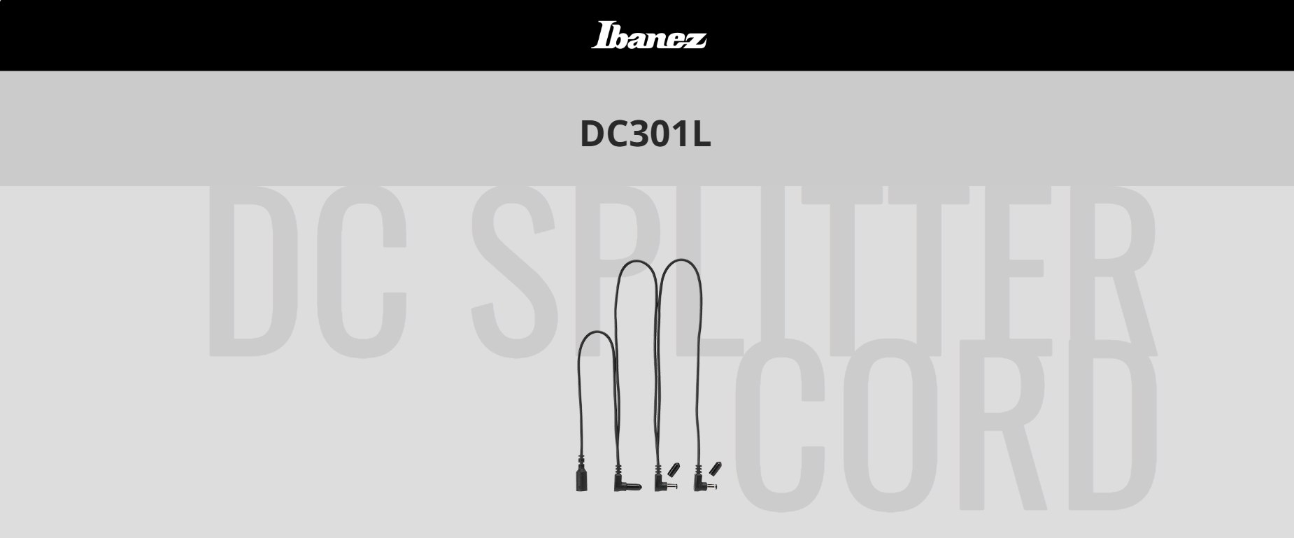 Ibanez DC301L Daisy Chain Cables 3-way