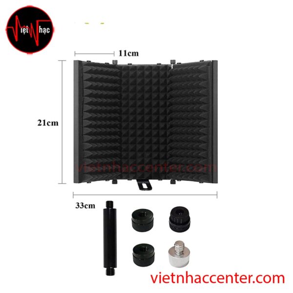 Màng Vách Chắn Tiêu Âm Micro SIC-03N Vocal Booth 3 cánh