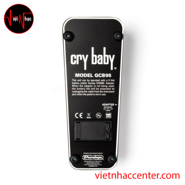 Pedal Dunlop GCB95 Cry Baby Standard Wah