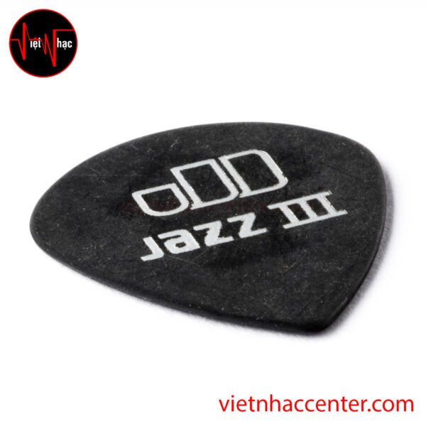 Phím Gảy Guitar Dunlop Tortex Jazz III 1.5mm Pitch Black