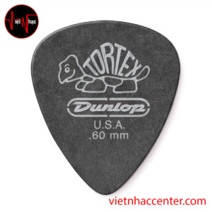 Phím Gảy Guitar Dunlop Tortex Standard .60mm Pitch Black
