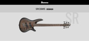 Guitar Bass Ibanez SRC6MS-BLL 6 Dây Black Stained Burst Low Gloss