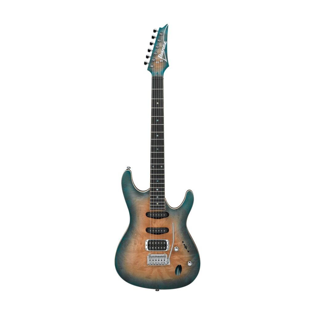 Guitar Điện Ibanez SA460MBW-SUB Sunset Blue Burst