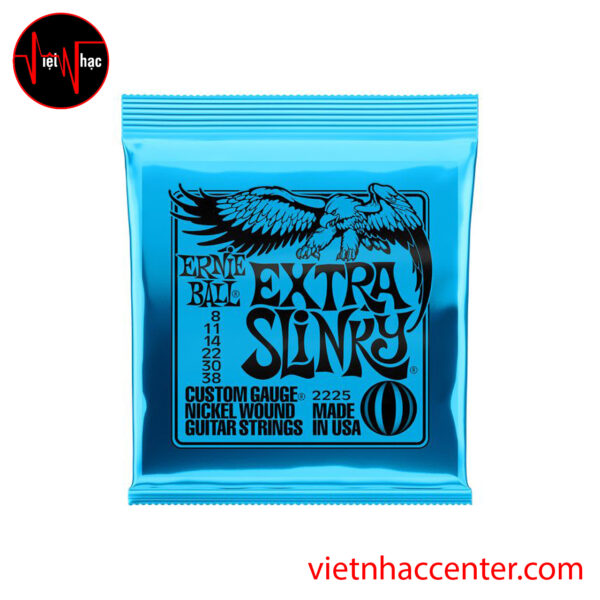 Dây Đàn Guitar Điện Ernie Ball 2225 Extra Slinky Nickel Cỡ 08-38