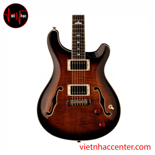 Guitar Điện PRS SE Hollowbody II Piezo - Black Gold Burst