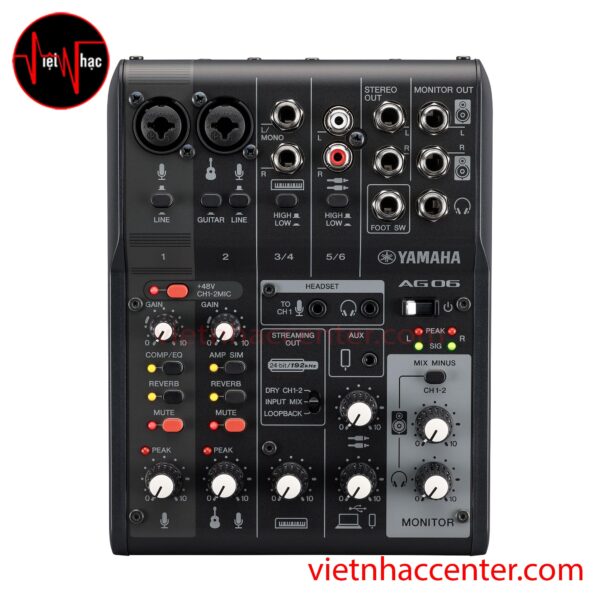 Mixer Live Stream Yamaha AG06MK2