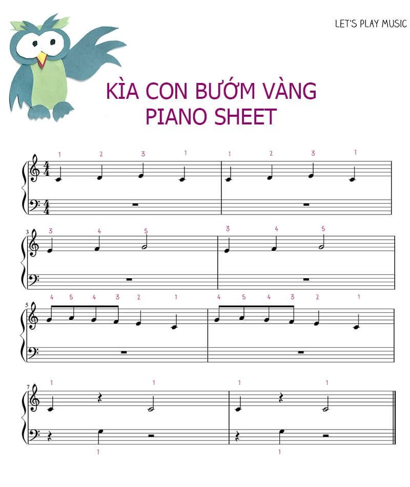 10 Bản nhạc piano cho người mới học đơn giản, dễ chơi