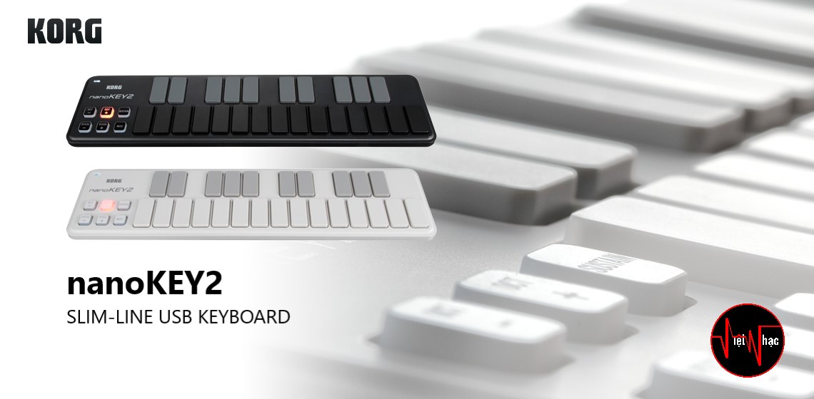 Keyboard Controller Korg nanoKEY2 25-Phím – White