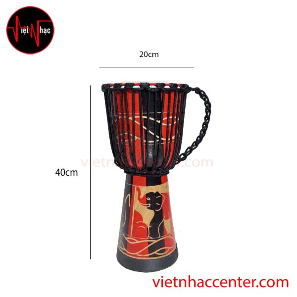 Trống Djembe Gỗ Elephant 8Inch