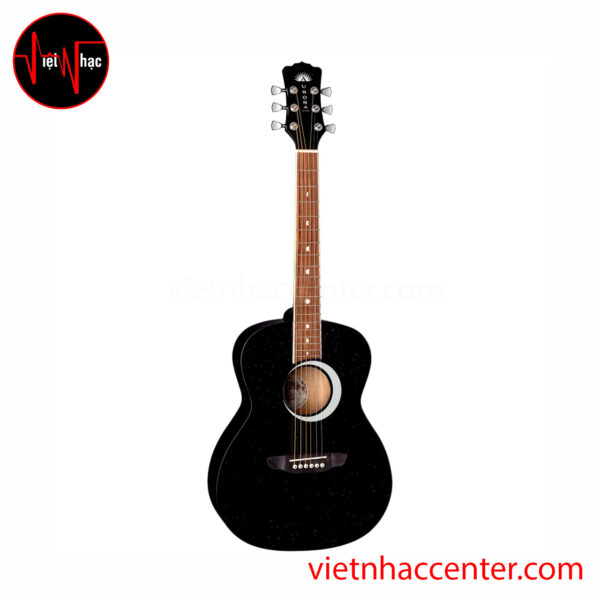 Guitar Acoustic Luna Aurora Borealis 3/4 - Black Sparkle