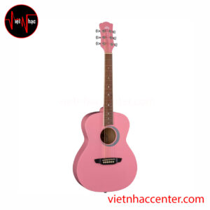 Guitar Acoustic Luna Aurora Borealis 3/4 - Pink Sparkle