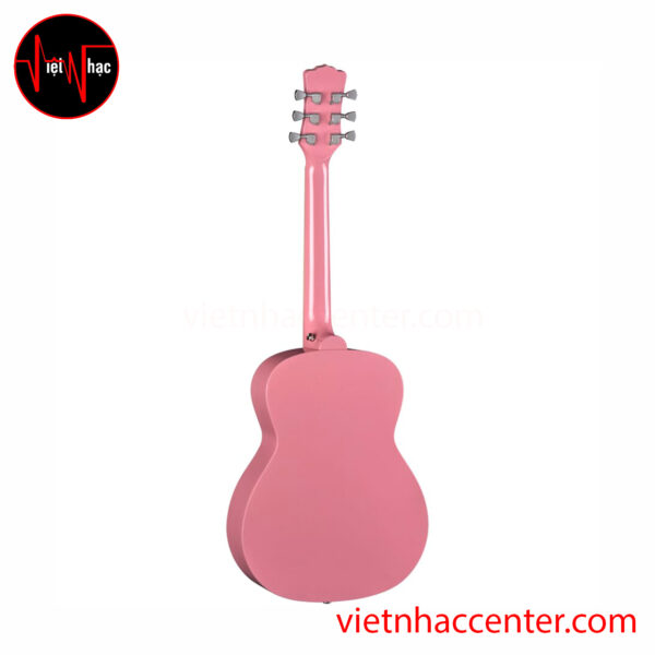 Guitar Acoustic Luna Aurora Borealis 3/4 - Pink Sparkle