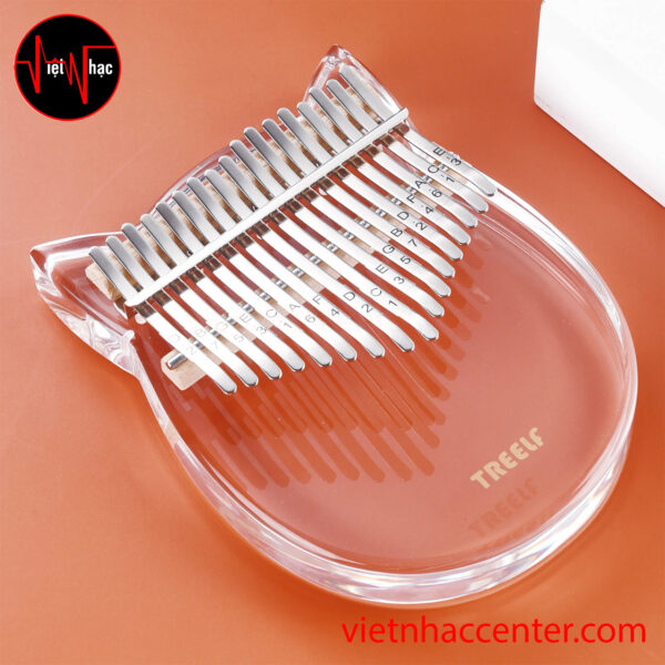 Đàn Kalimba Trong Suốt 17 Phím Cầu Vồng TREELF TF-17CRB