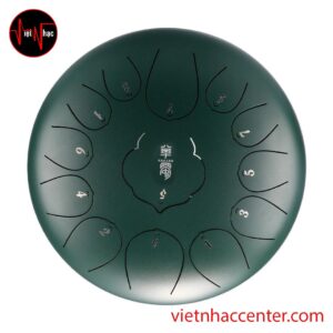 Trống Không Linh Hluru 13 Tone Malachite (Xanh Ngọc) 12 Inch