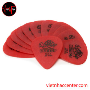 Bộ Phím Gảy Guitar Dunlop Tortex Standard .50mm Red (12 Phím)