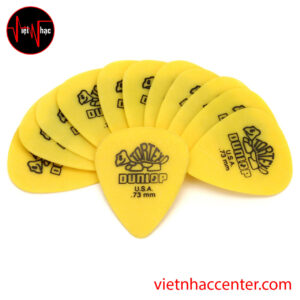 Bộ Phím Gảy Guitar Dunlop Tortex Standard .73mm Yellow (12 Phím)