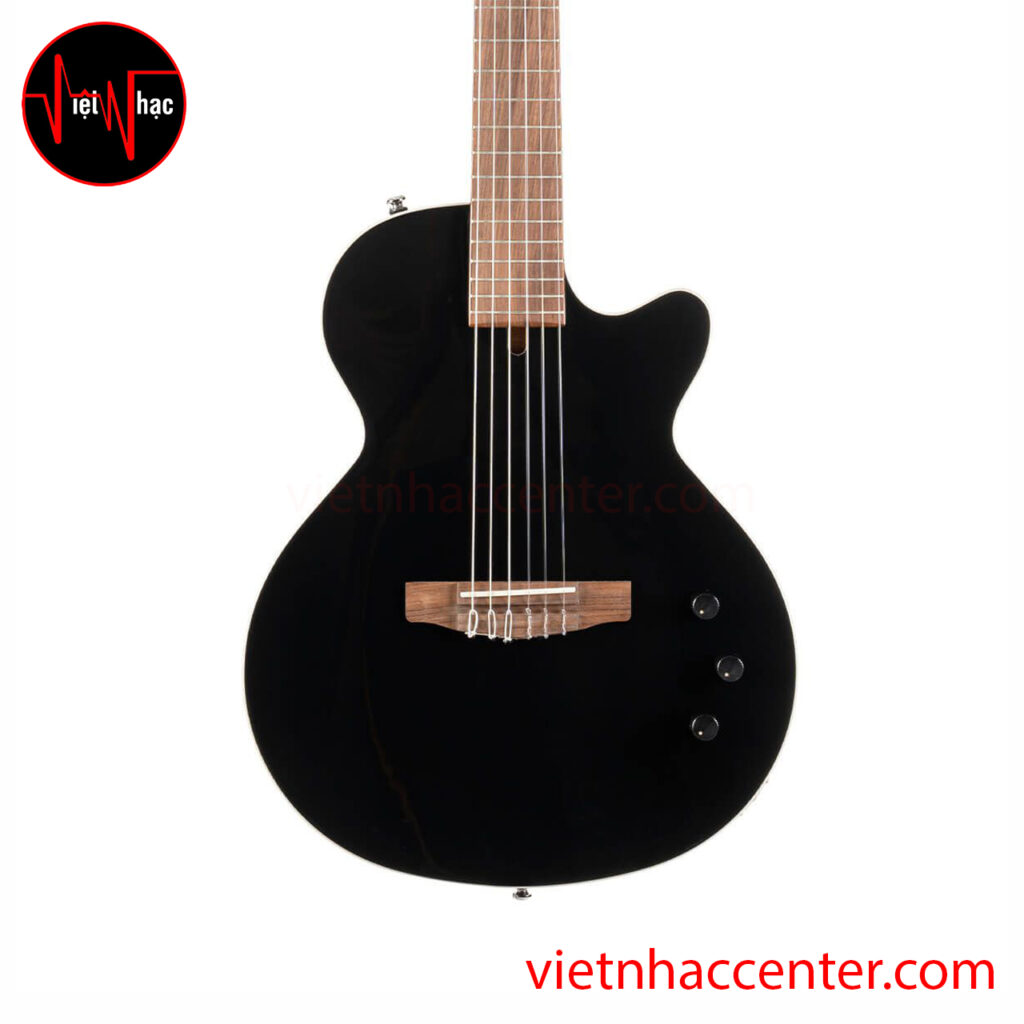 Guitar Điện Silent Cort Sunset Nylectric II Black