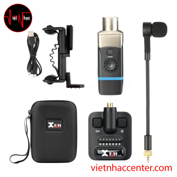 Micro Không Dây Xvive Audio U9 Violin Wireless System with Travel Case (2.4 GHz)