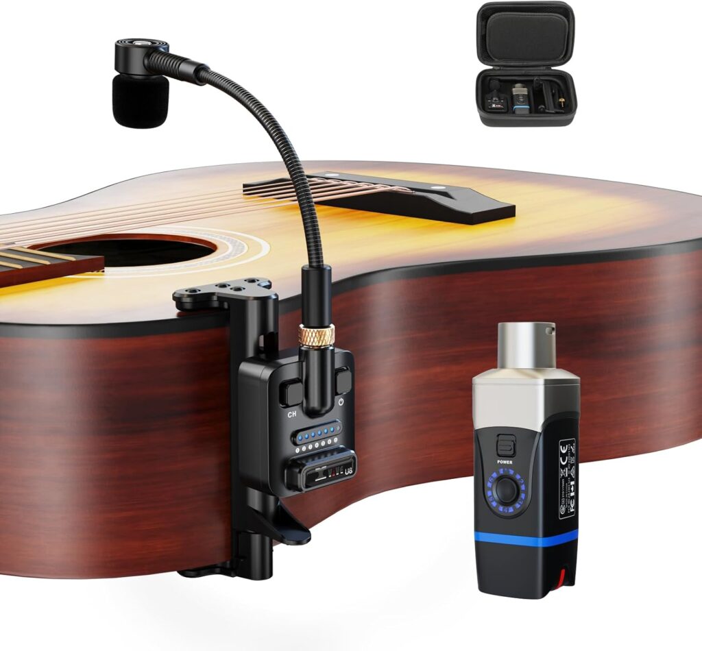 Micro Không Dây Xvive U8 Acoustic Guitar Wireless System