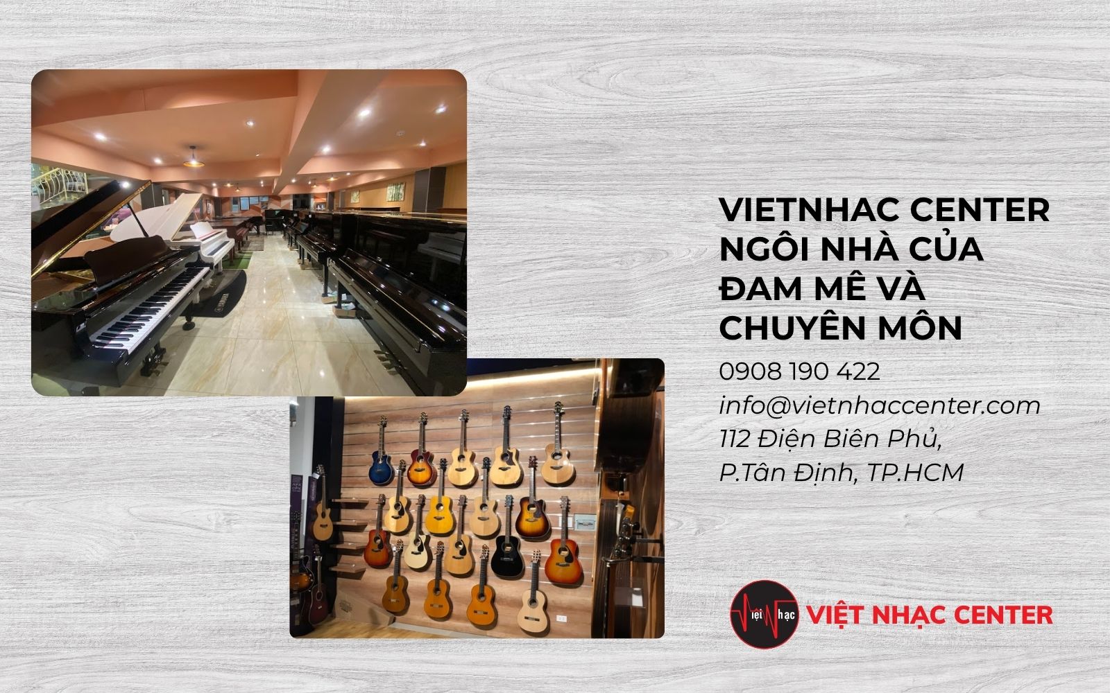 Cửa hàng âm nhạc, nhạc cụ chính hãng, có chuyên gia và bảo hành hậu mãi tốt tại TP.HCM