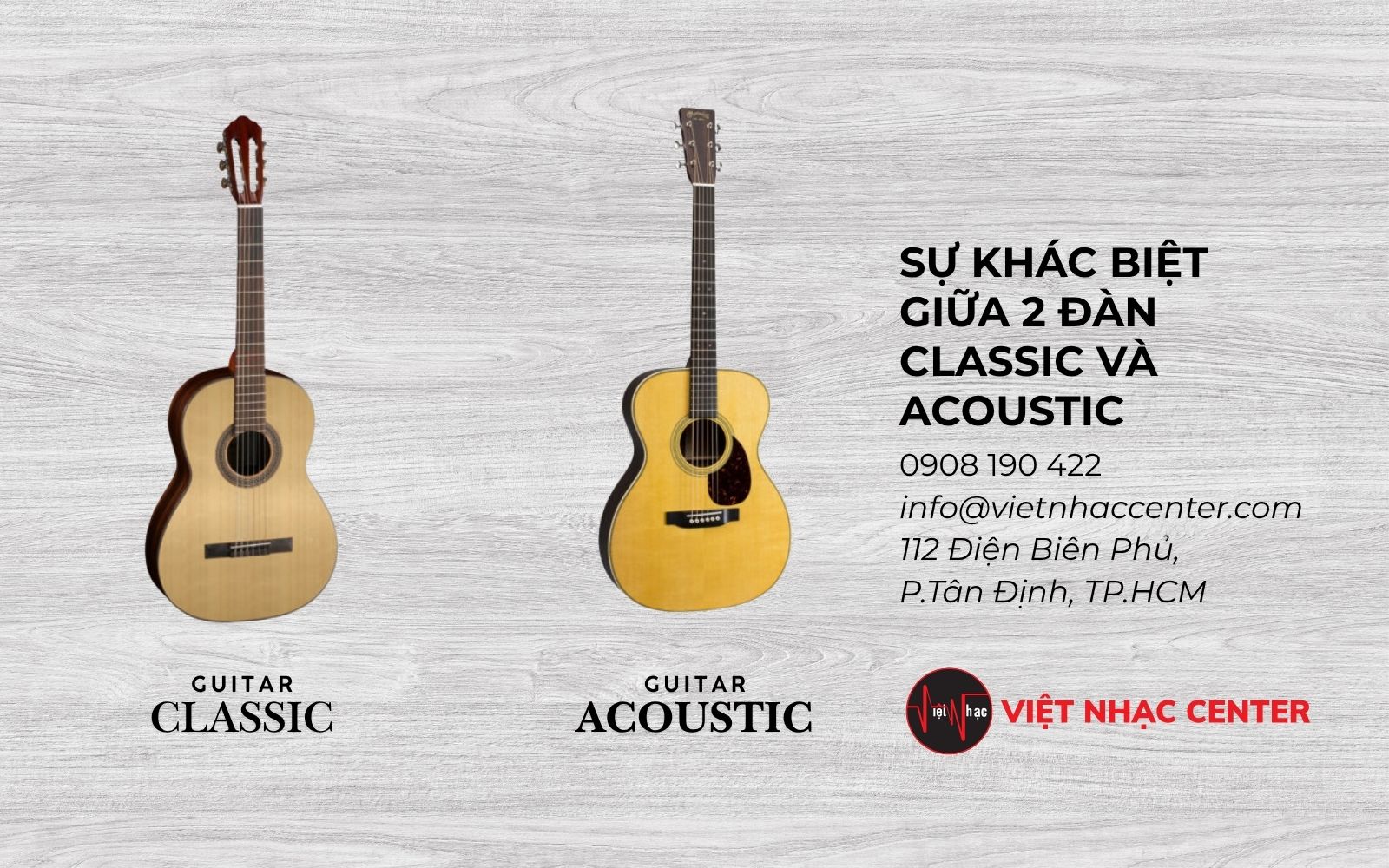 GUITAR CLASSIC VÀ ACOUSTIC: Đâu là lựa chọn hoàn hảo cho Người mới?