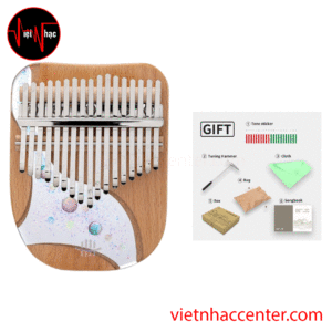 Đàn Kalimba 17 Phím HLURU KBS17 Galaxy Gỗ Sồi & Nhựa Epoxy Full Phụ Kiện