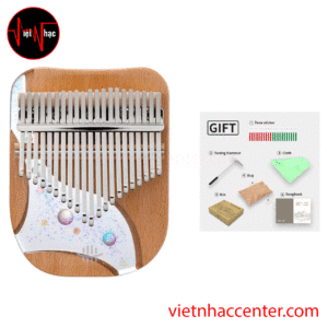 Đàn Kalimba 21 Phím HLURU KBS21 Galaxy Gỗ Sồi & Nhựa Epoxy Full Phụ Kiện