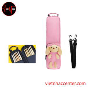 Túi Đựng Dùi Trống Gấu Màu Tím