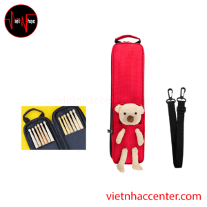 Túi Đựng Dùi Trống Gấu Màu Đỏ
