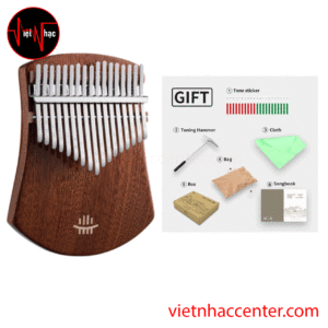 Đàn Kalimba 17 Phím Hluru KA17-Sapele Fan Plate