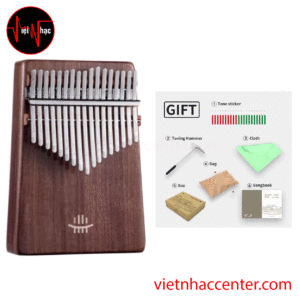 Đàn Kalimba 17 Phím Hluru KC17-Walnut Bottom Sound Hole