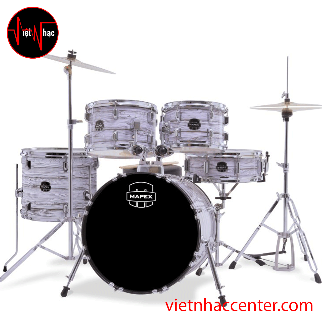 Bộ Trống Jazz Mapex COMET CM5295FTCFI WHITE MARBLEWOOD
