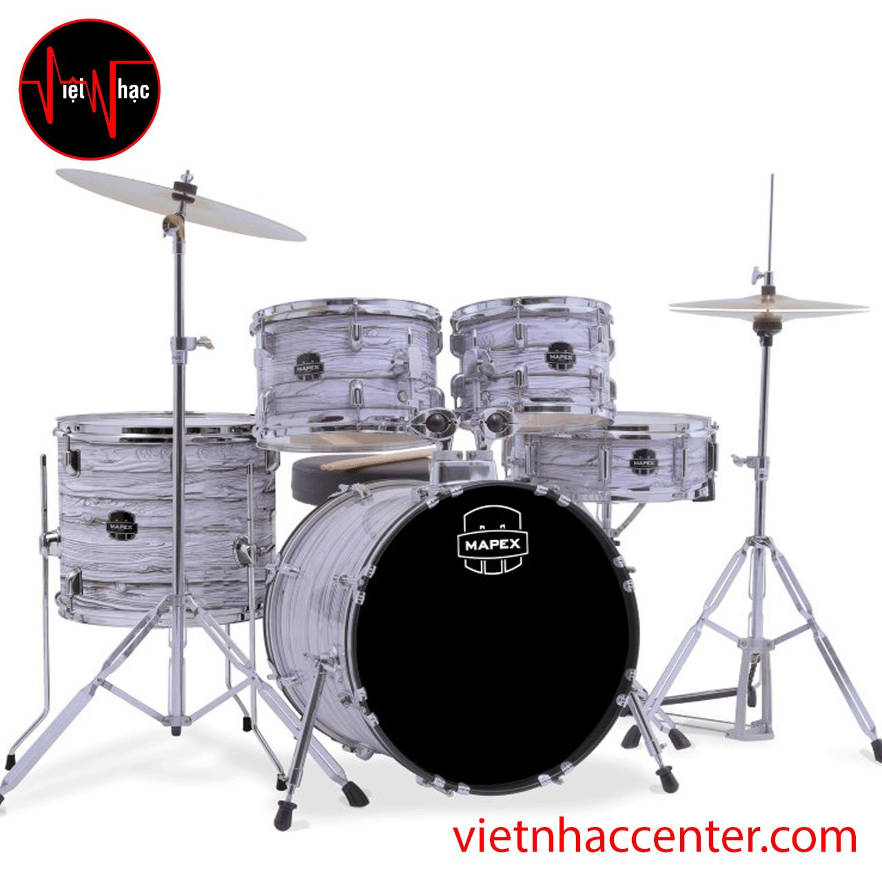 Bộ Trống Jazz Mapex COMET CM5295FTCFI WHITE MARBLEWOOD - Ảnh 2