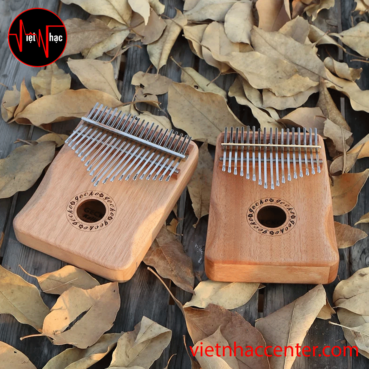 Đàn Kalimba 21 Phím Gecko K21MN Slim Key Solid Okoume Hollow - Ảnh 3