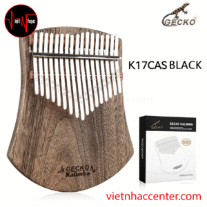 Đàn Kalimba 17 Phím Gecko K17CAS BK Solid Black Camphorwood