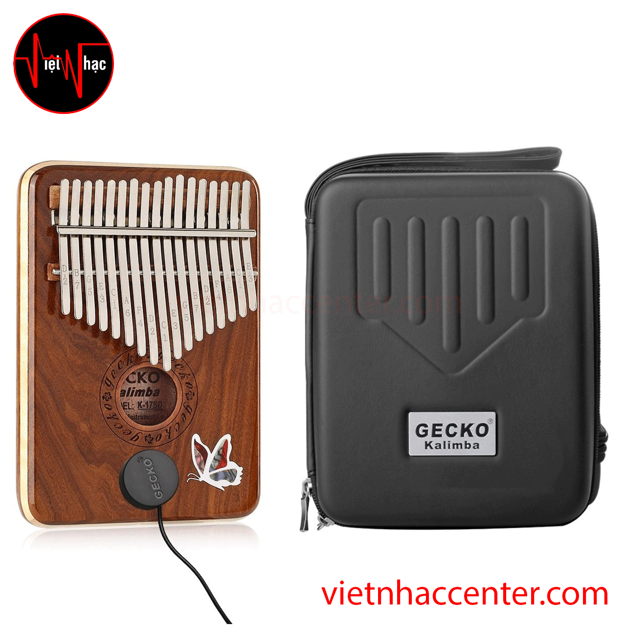 Đàn Kalimba Sẵn EQ Gecko 17 Phím K17SDEQ - Ảnh 2